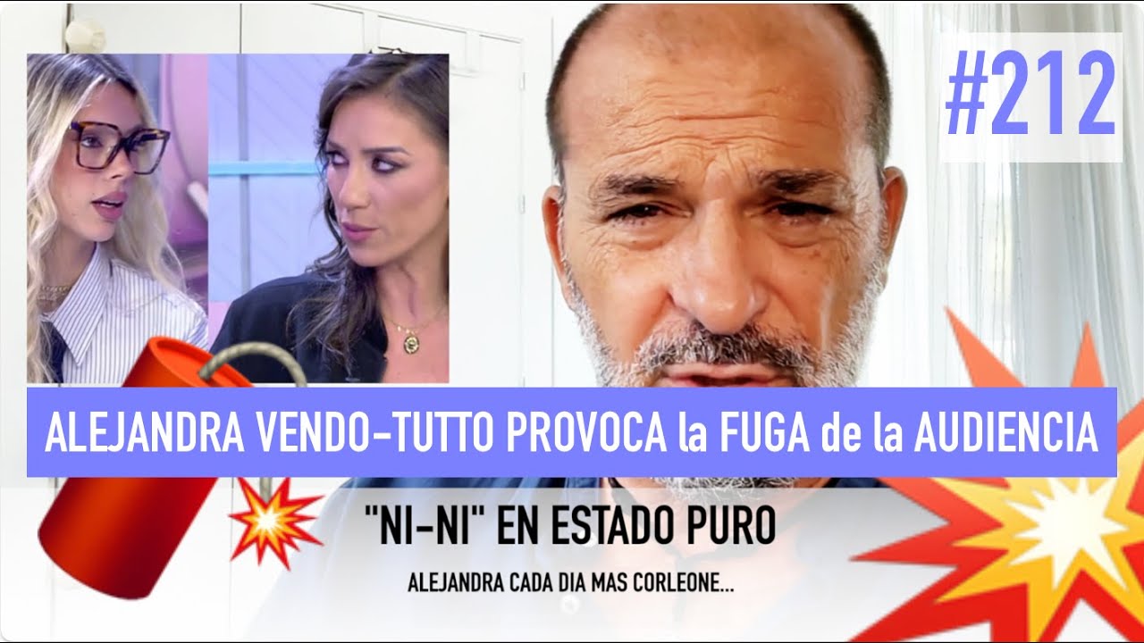 #212 🚨ALEJANDRA RUBIO🚨 un LASTRE en TELECINCO🚨 EXPULSA a la AUDIENCIA ‼️ #vendotutto #vamosaver