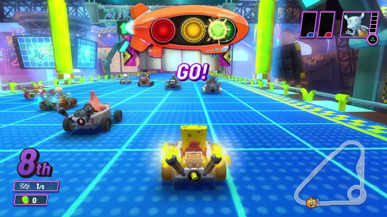 Nick Kart Racers 2 - Double Dare Obstacle Course Race (With some quotes)