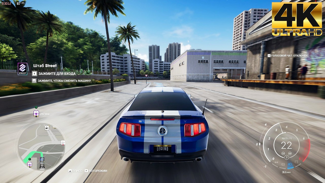 Test Drive Unlimited Solar Crown ➤ Ford Shelby GT500 (2010) Gameplay 4K60FPS (PC UHD)