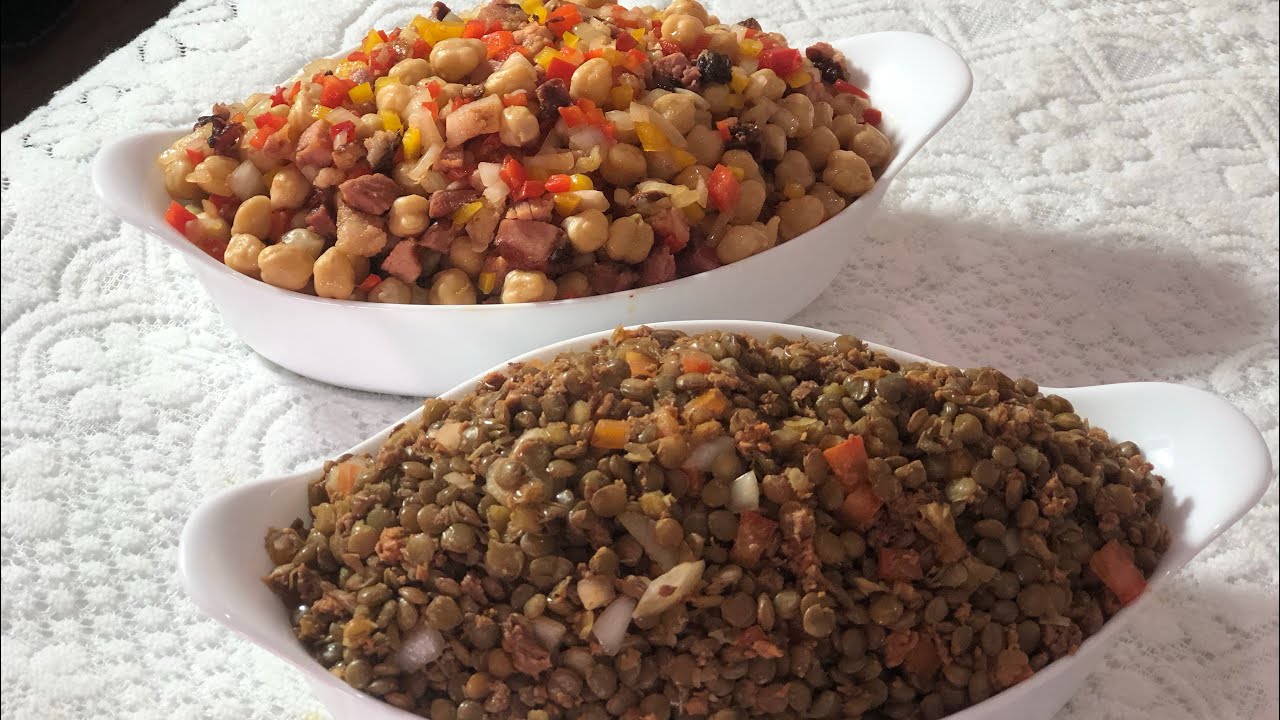 AULA 16 - CURSO DE SALADAS - GRÃO DE BICO E LENTILHA