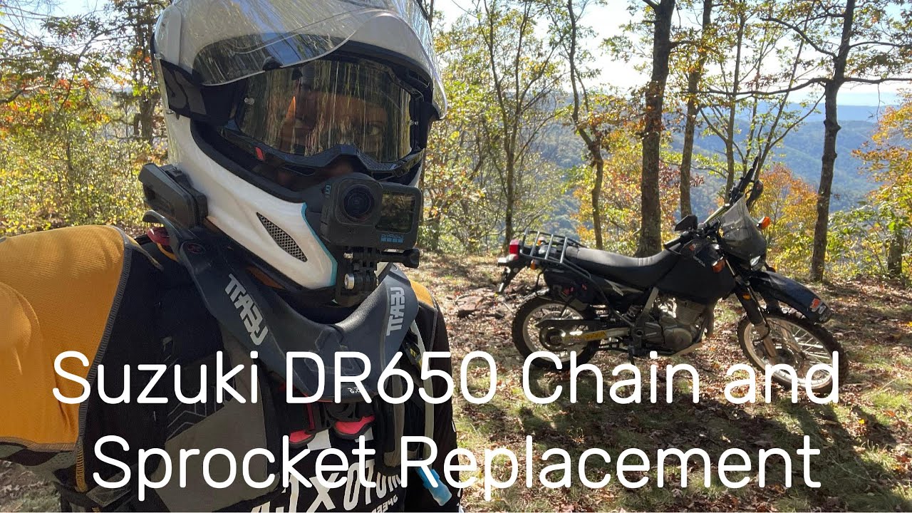 DR650 Chain and Sprocket Replacement