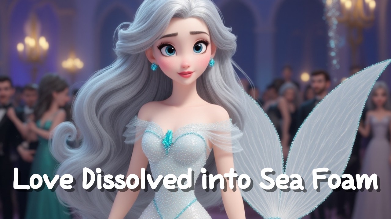 AI로 만든 디즈니 인어공주 애니메이션 Love Dissolved into Sea Foam