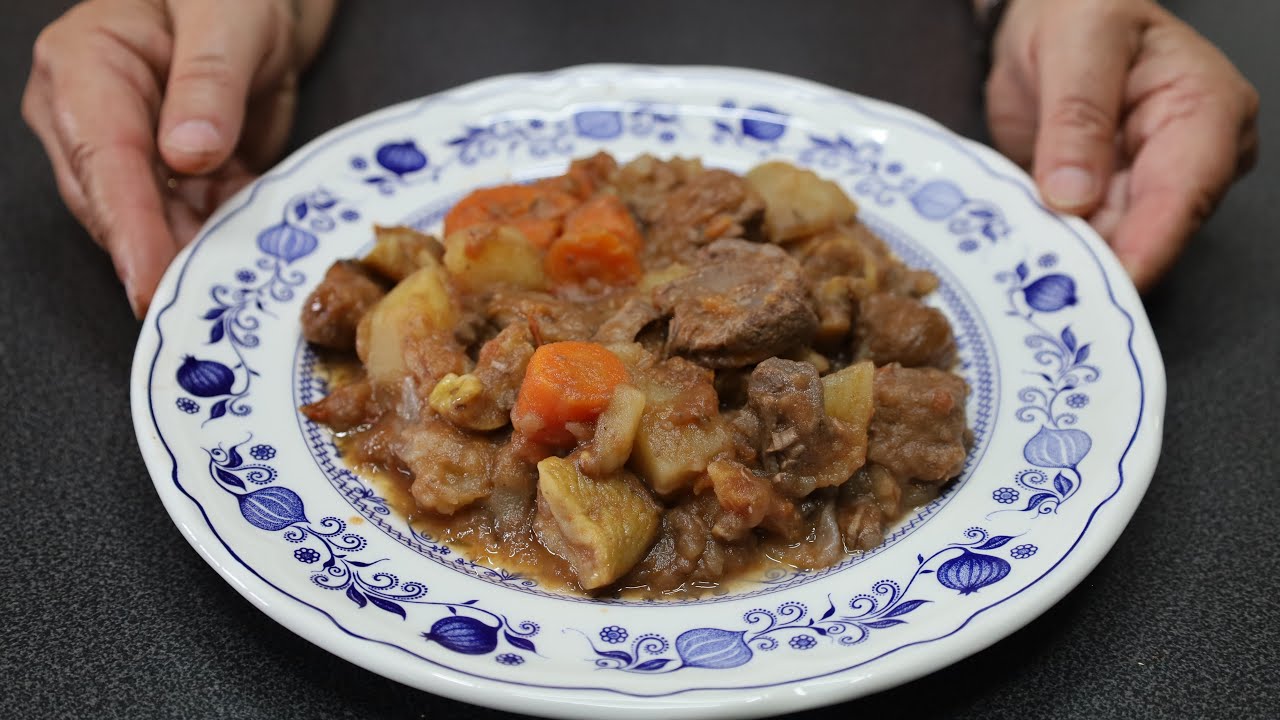 ESTOFAT DE VEDELLA AMB CASTANYES | Plat de tardor