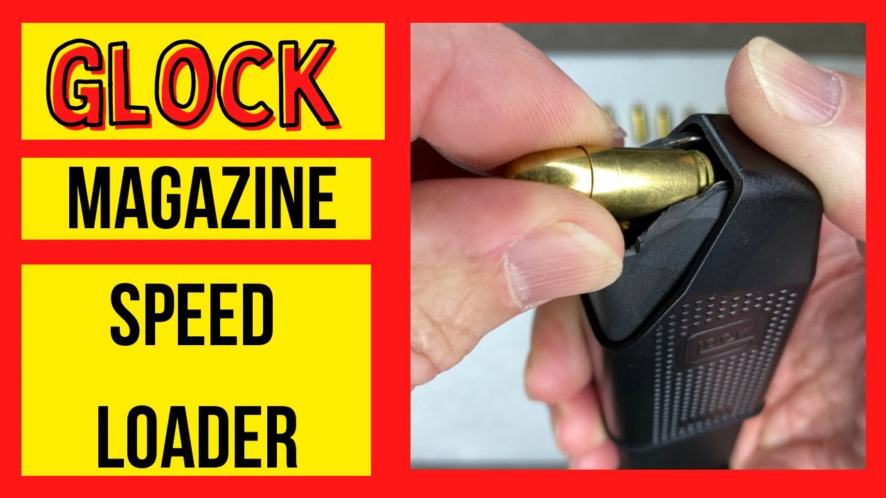 Как заряжать магазины Glock с помощью скоростного заряжателя Glock #Glock