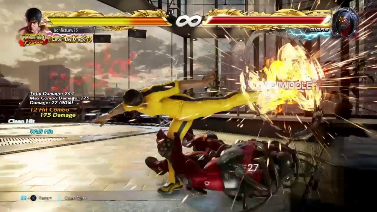 Tekken 7 | Law death combo attempts