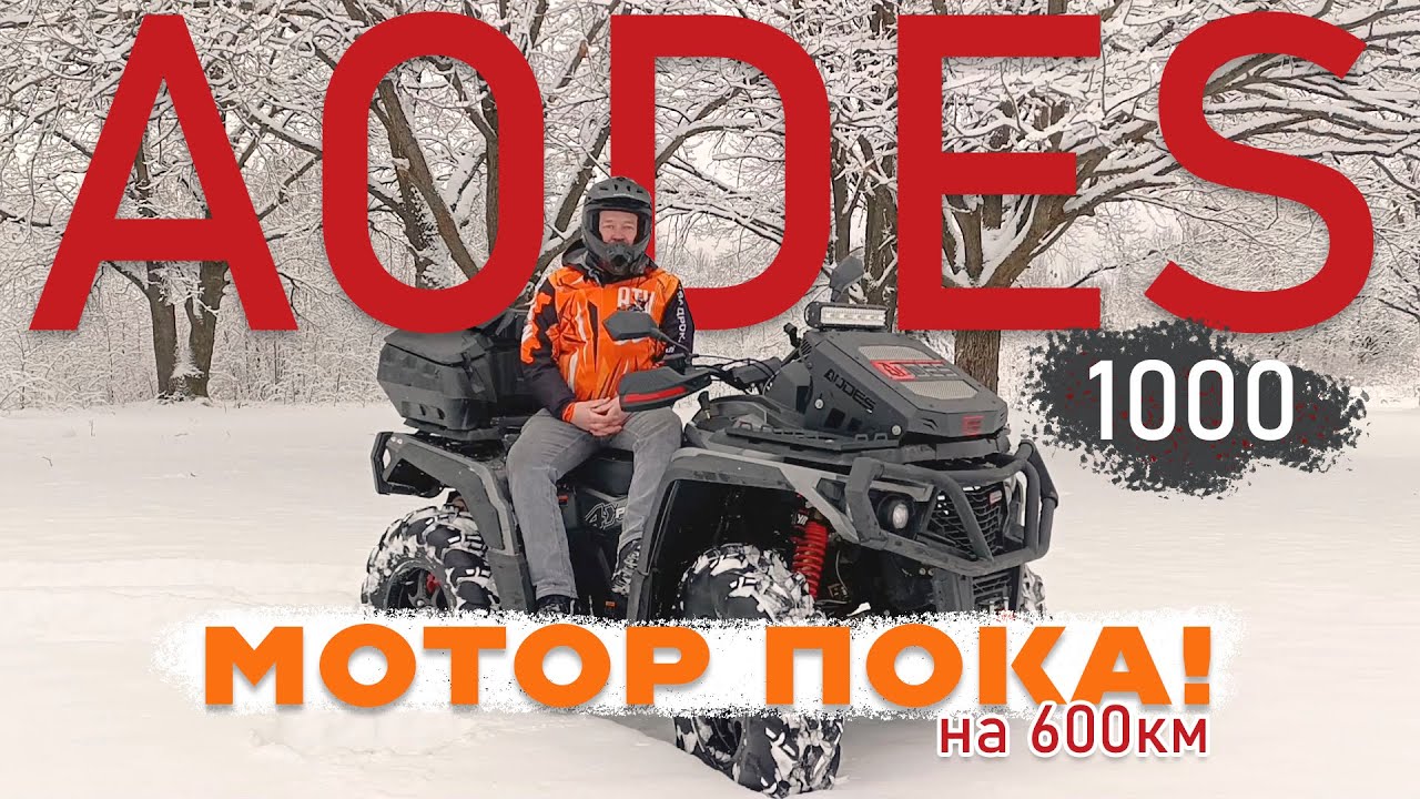 AODES 1000 отзыв на 1000км пробега. Ремонт по гарантии мотора