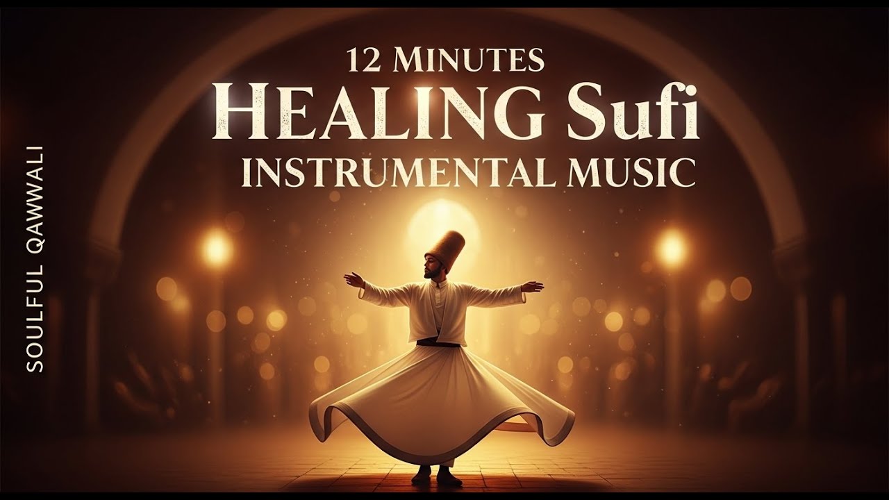 12 Minutes Spiritual Healing Frequencies | 432Hz Sufi Instrumental | Calm