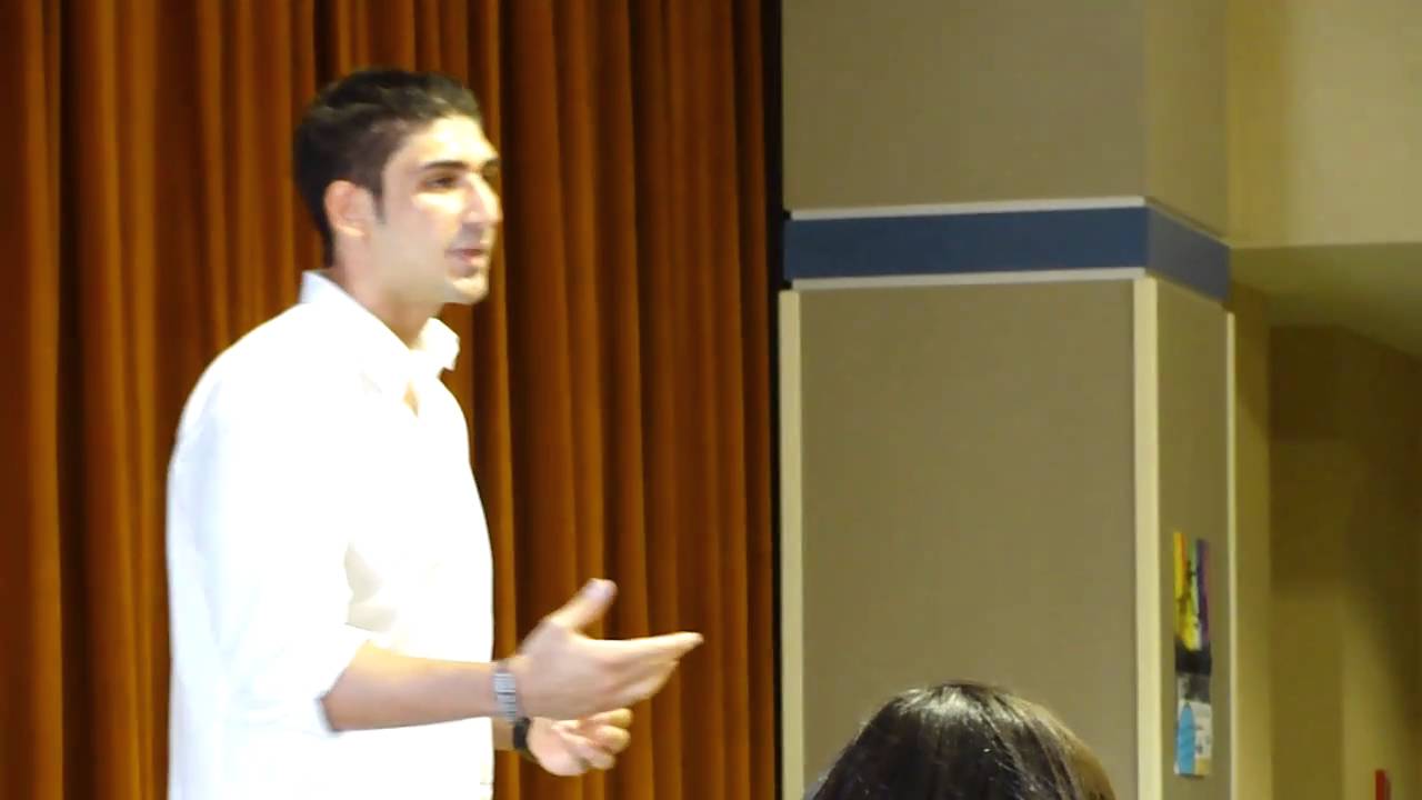 Guest speaking at Lincoln Middle School part 1/4