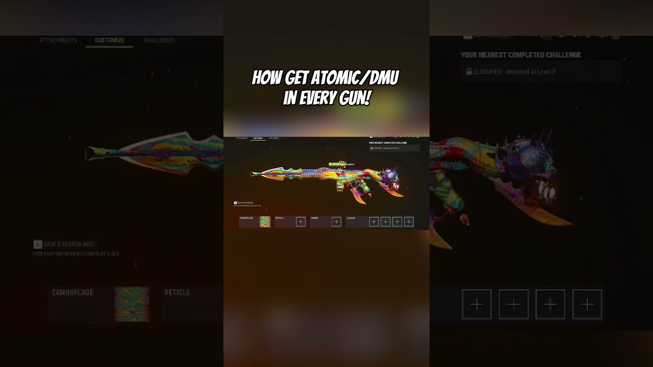 Get Atomic camo in 5 mins COD Vanguard! 