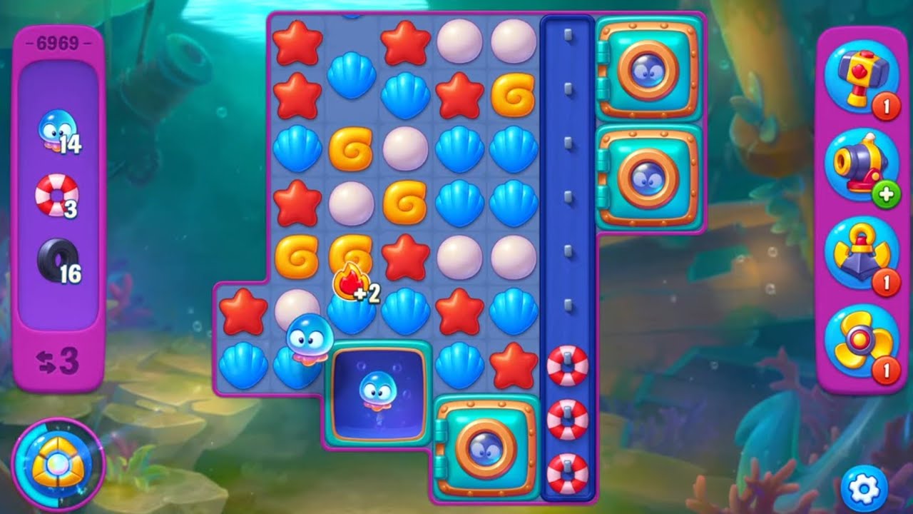 Fishdom lvl 6958-?🔥Gameplay #647