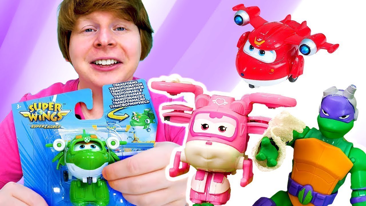 Видео игрушки Супер Крылья - спасатели! Самолетик Супер Джетт везет посылки. Игры для детей Hey Toys