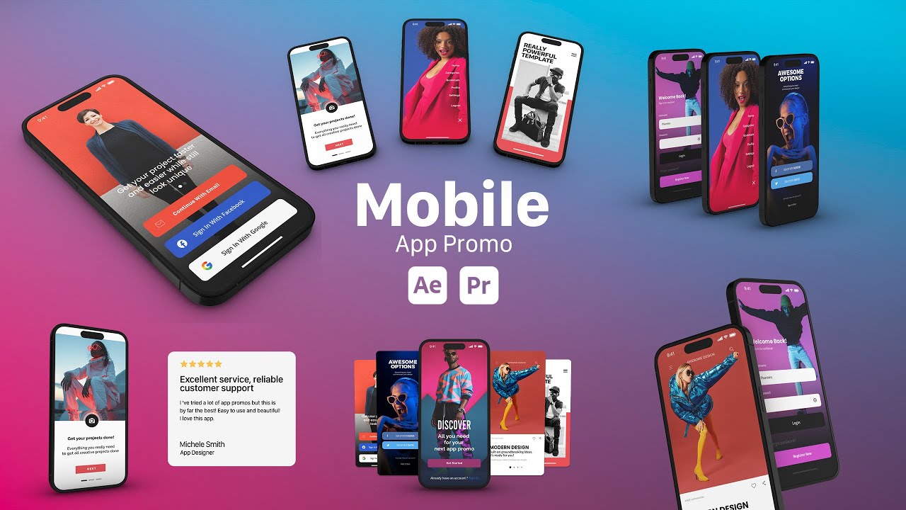 Mobile App Promo Premier Pro Tutorial
