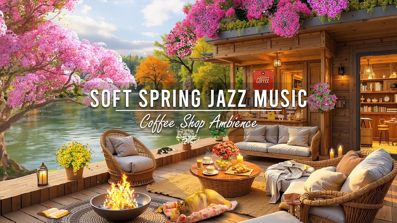 Relaxing Morning Jazz for a Good Day ☀ Spring Coffee Shop Ambience & Soft Jazz Instrumental Music