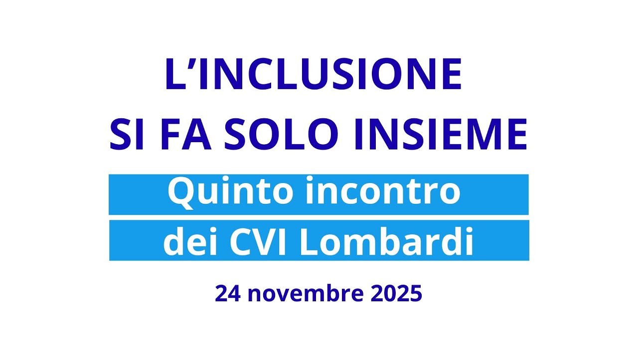 Quinto incontro dei Centri per la vita indipendente della Lombardia. 24 novembre 2025