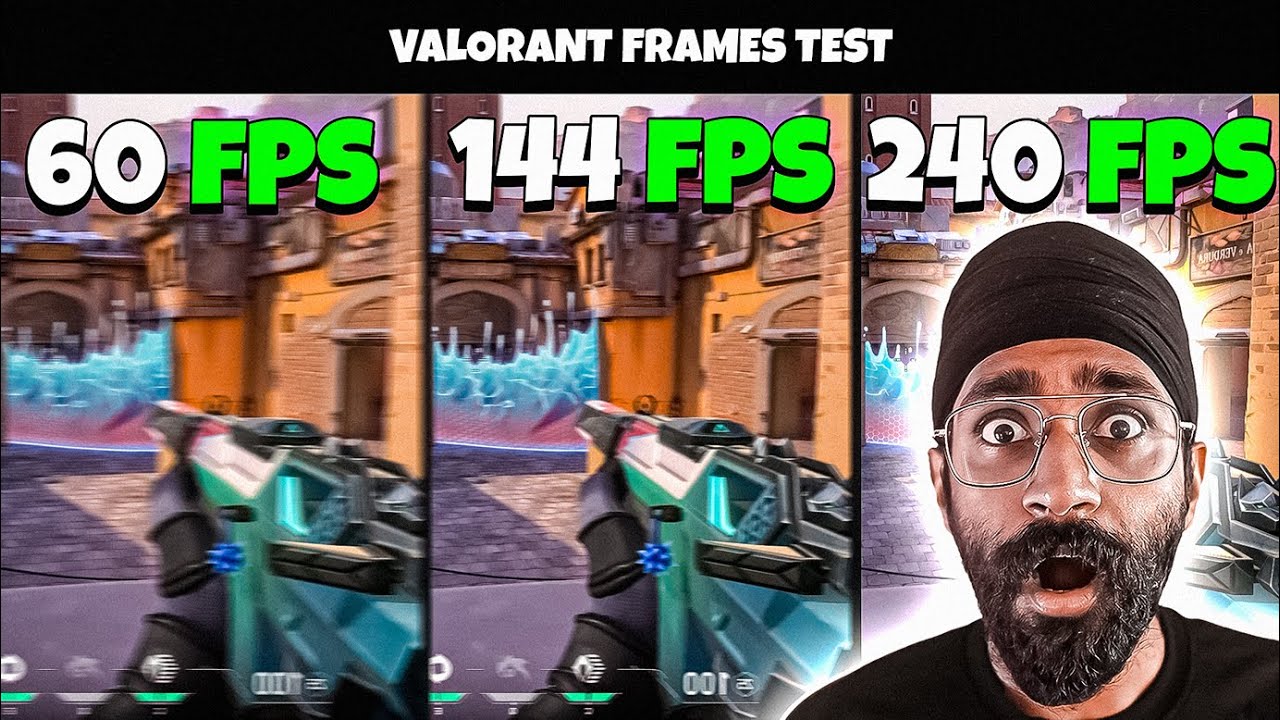 Kya 60FPS me RADIANT hoga ? 60 vs 144 vs 240 FPS in Valorant