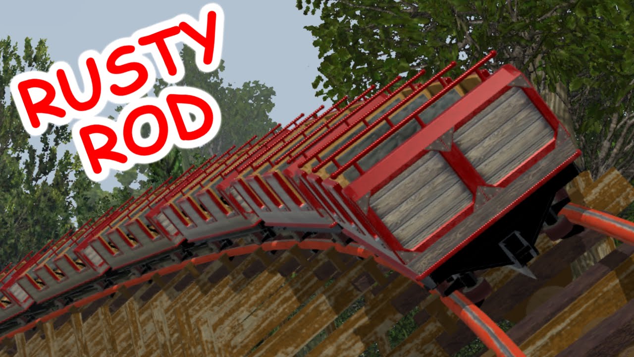 Rusty Rod, an Arrow Mine Train Coaster (NoLimits 2 Pro)