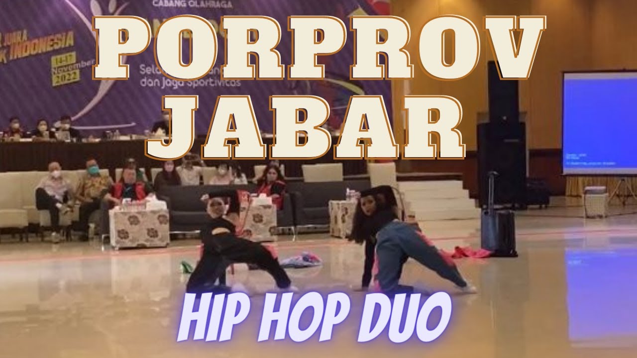 MEDALI EMAS HIP HOP DUO - PORPROV JABAR