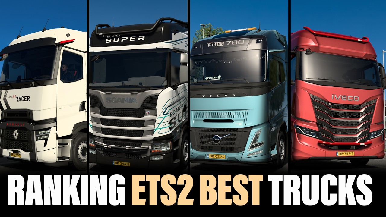 Рейтинг премиальных грузовиков в ETS2, которые стоит попробовать: от худших к лучшим