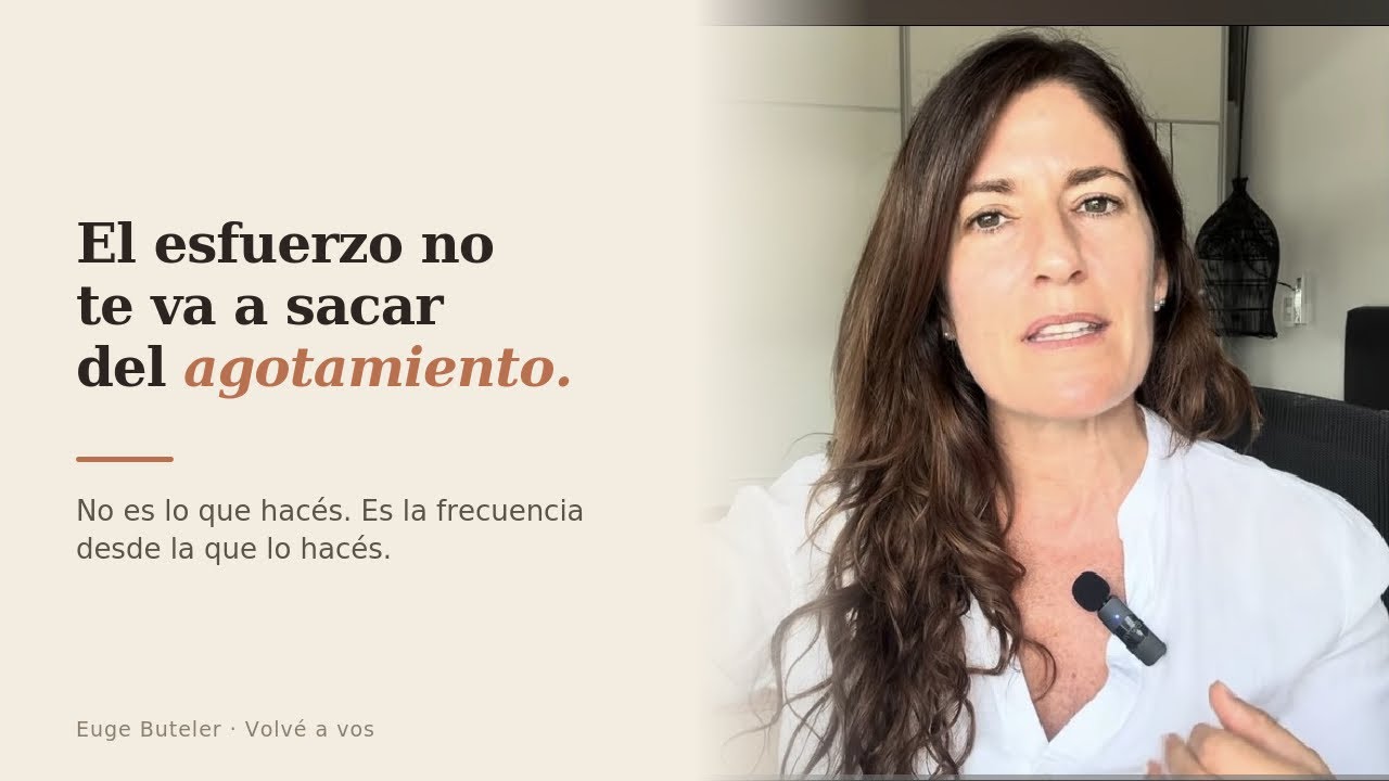 No es lo que hacés: es la frecuencia desde la que vivís. 