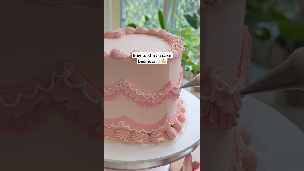 pt. 1 how to start a cake business 🍰✨ #bakingbusiness #cakebusiness #homebaker