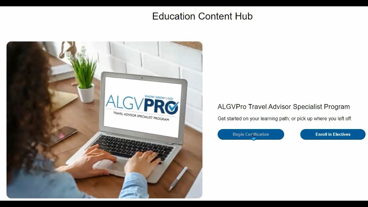 How to Navigate to the ALGV Pro Specialist Program on VAX