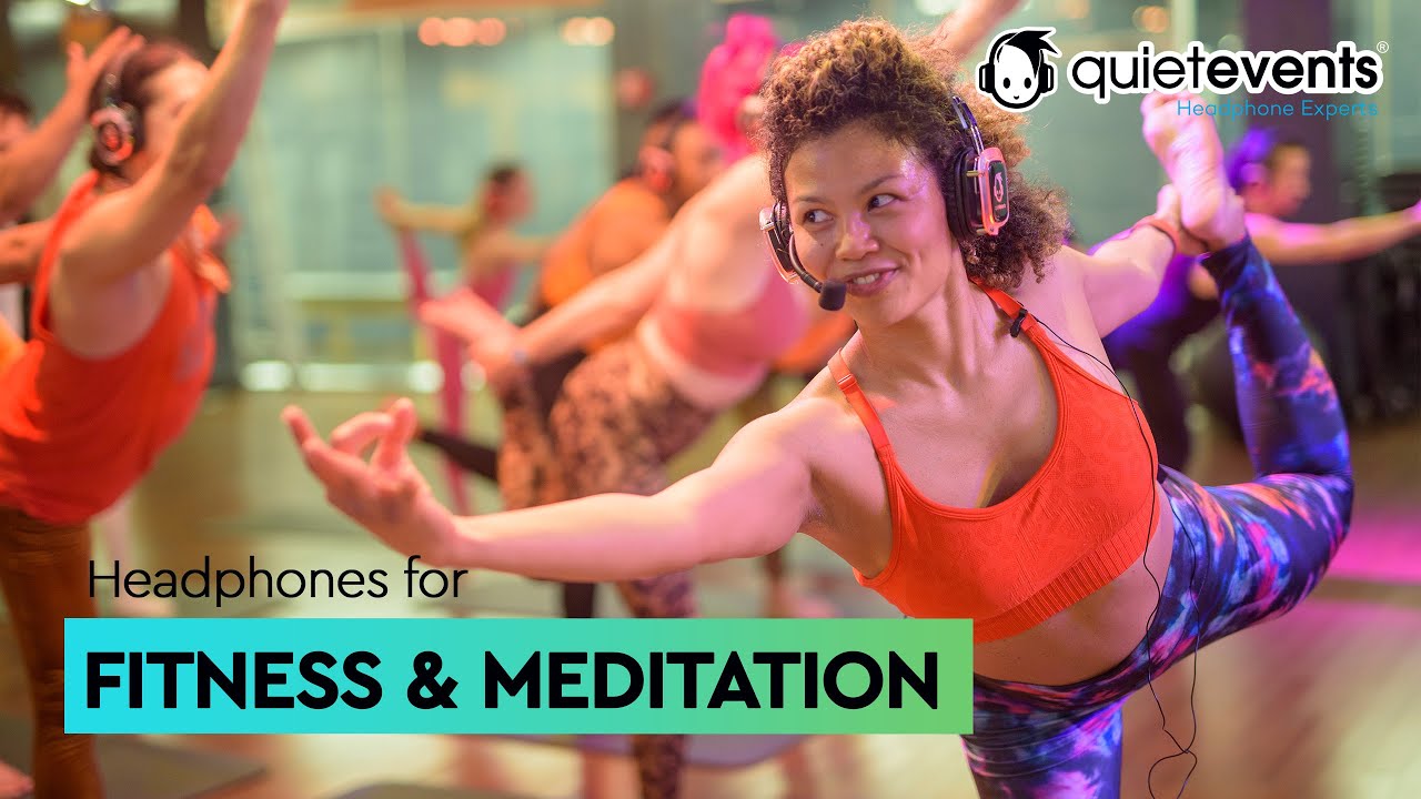Silent Fitness - Headphones for Yoga, Meditation, Ride, Bootcamp, and other wellness events