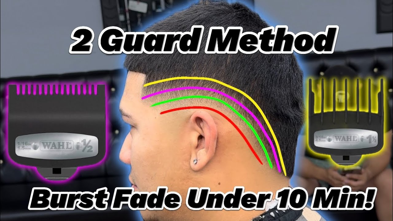 Как сделать Burst Fade! - Простые шаги, ВСЕГО 2 ОГРАНИЧИТЕЛЯ!!!! Как резать БЫСТРО и качественно!