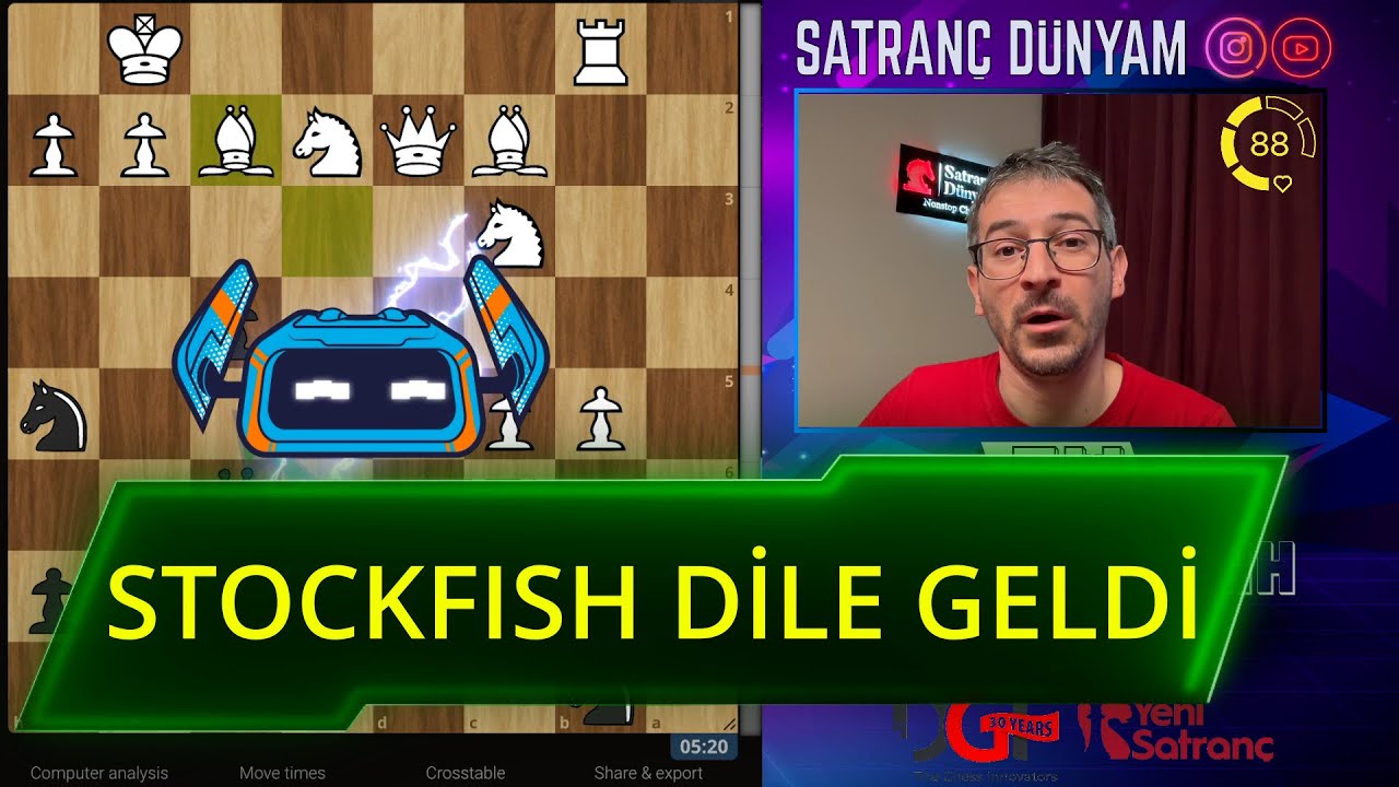 Hatalarla Dolu SATRANÇ MAÇINDA STOCKFISH DİLE GELDİ! | Şah-Hint Savunması