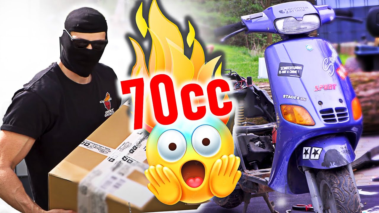 70ccm SCOOTER TUNING an der ZIP (vom Müll)