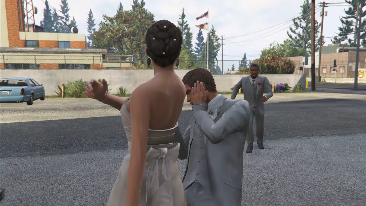 GTA V - Wedding (Random Event) [ PS5 4K ]