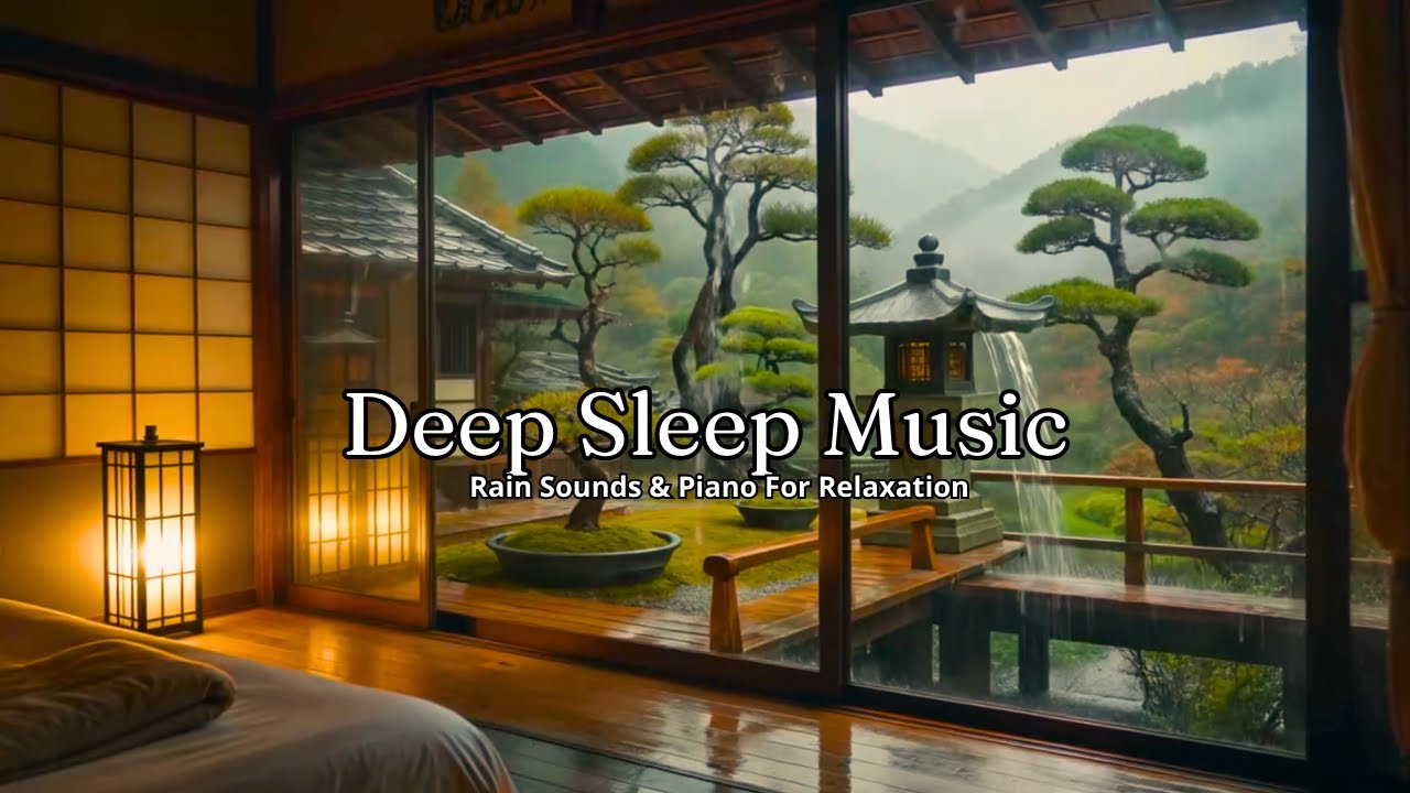 Relaxing Sleep Music & Rain Sounds | Deep Sleep, Stress Relief and Anxiety, Meditation, Calming