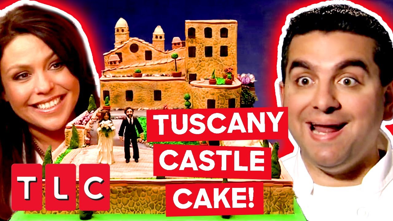 Buddy's Tuscany Castle Cake For Rachael Ray! | Cake Boss