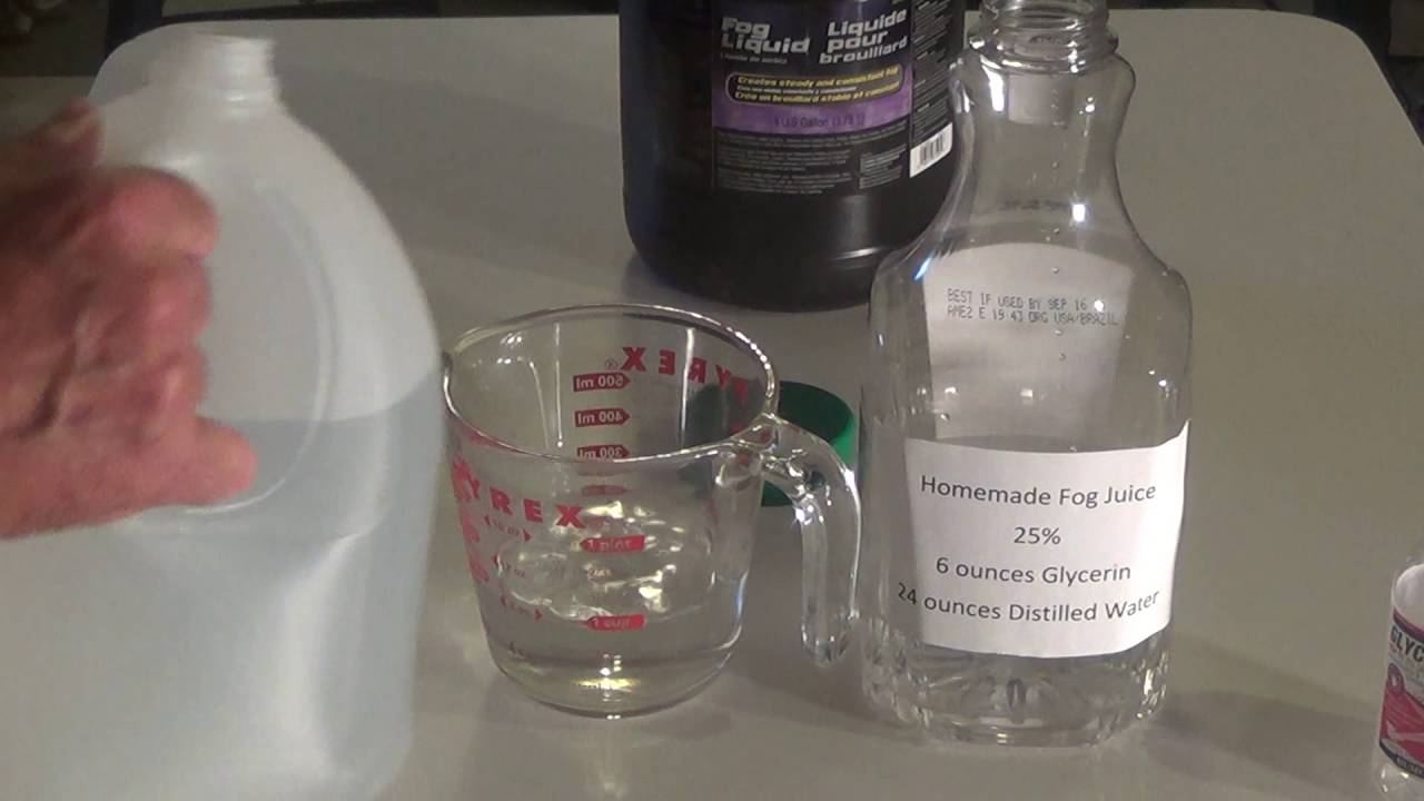 Make Homemade Fog Juice for Fog Machines