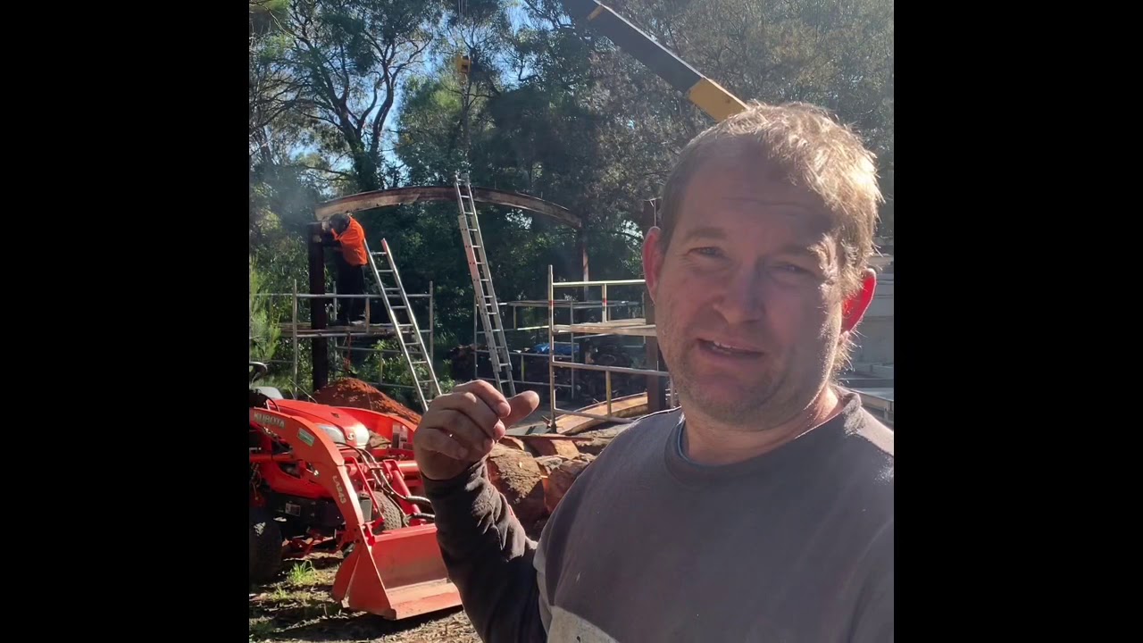 Hall Of Justice |  Shed Barn Carport garage build using recycled reclaimed steel