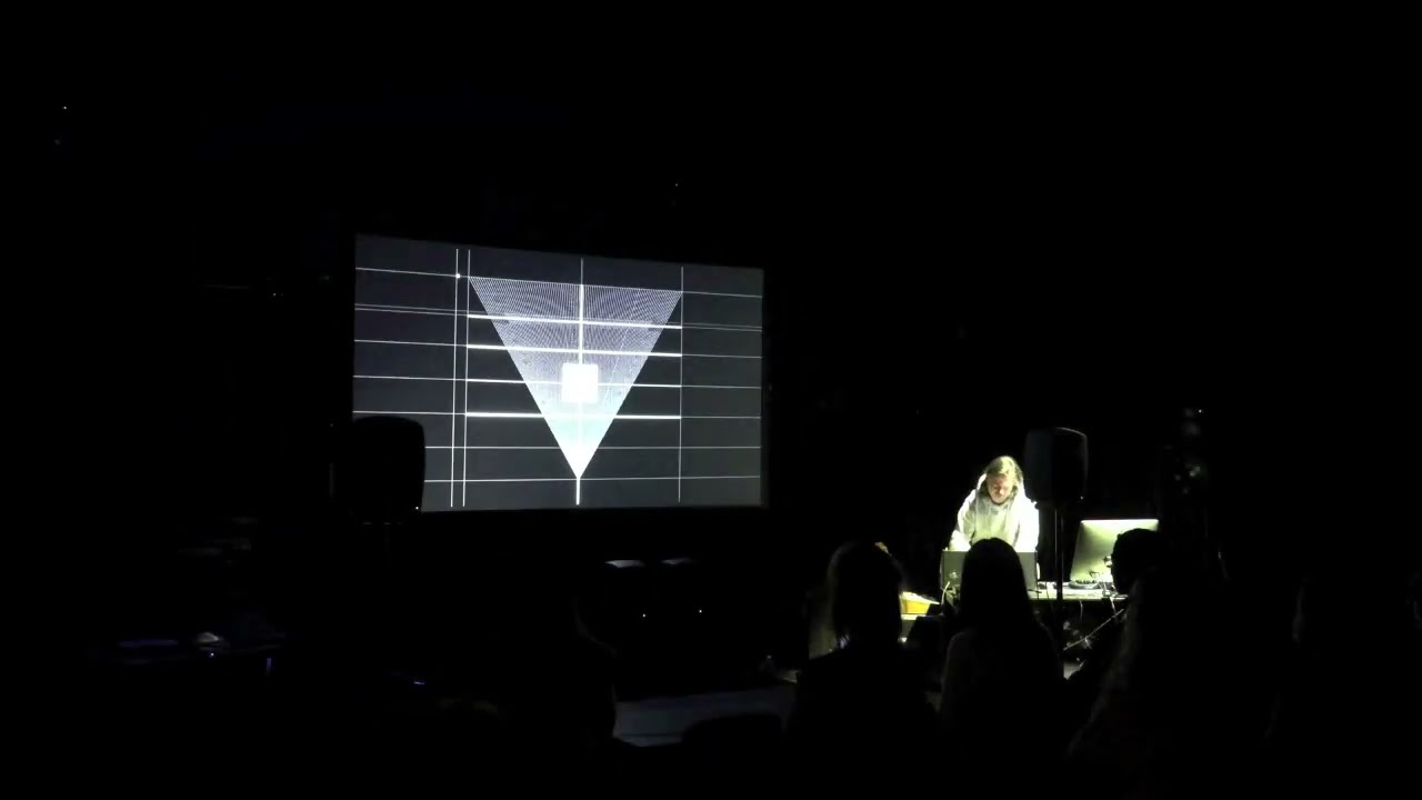Mark Pilkington/Thought Universe Audio-visual concert at MANTIS festival 2023.