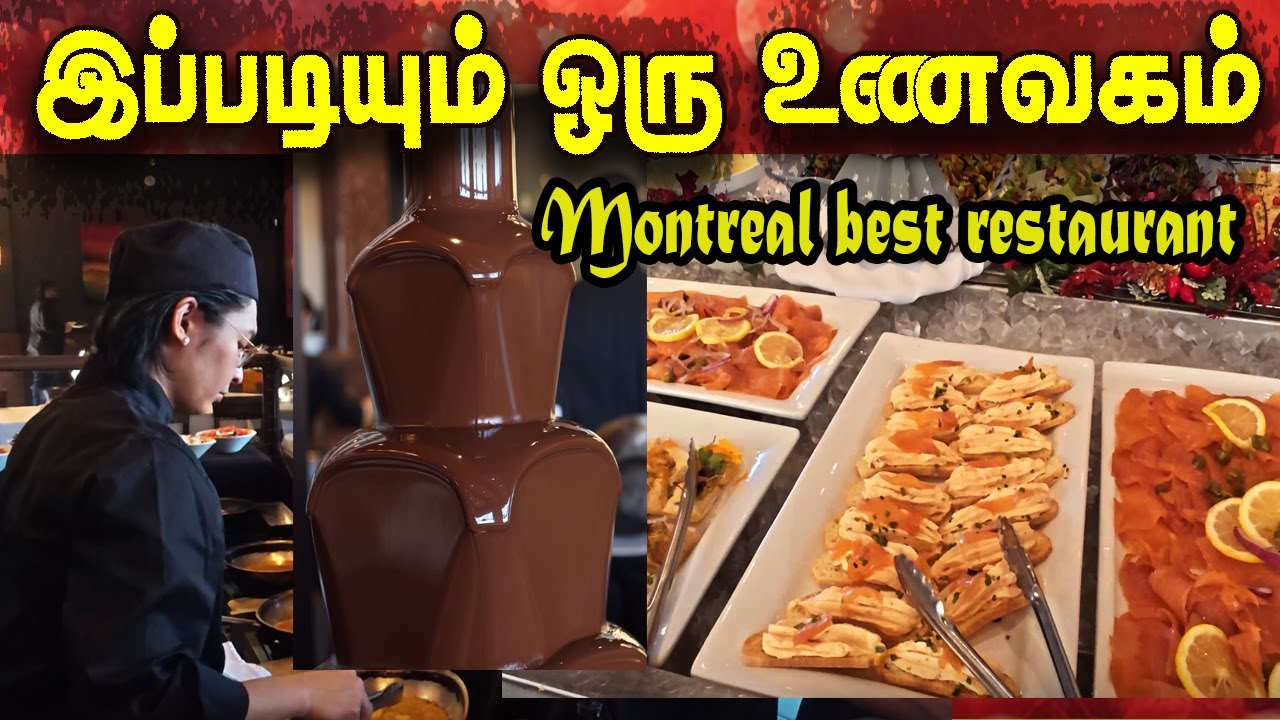இப்படியும் ஓரு உணவகம் Montreal best restaurant| Portovino Reegan Vlog Quebec | Jaffna