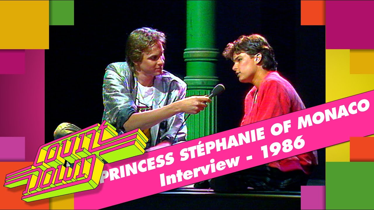 Interview with Princess Stéphanie of Monaco on Countdown (1986)