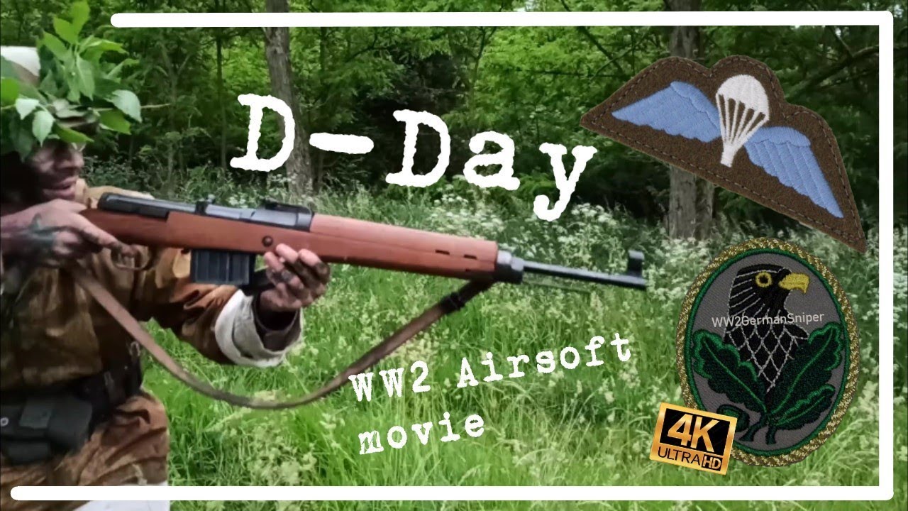 WW2 D-Day 21. division WH vs. Paratroopers (WW2 airsoft reenactment CZ) 4K