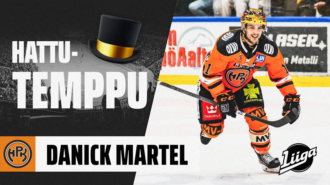 HPK:n Danick Martel iskee hattutempun &Auml;ssi&auml; vastaan!