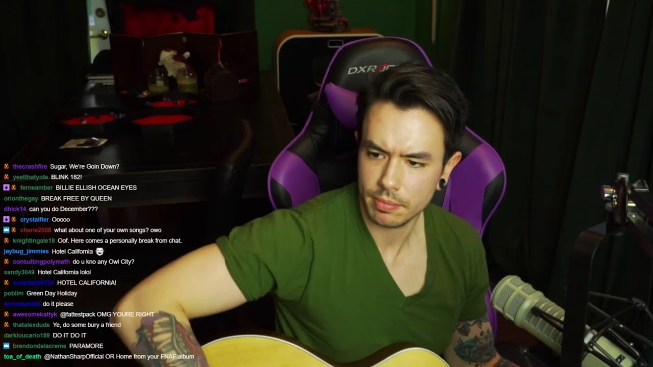 Nathan sharp acoustic cover of “Bury a Friend”