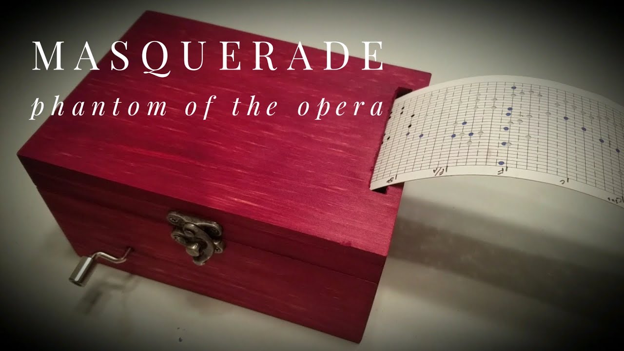 Masquerade (Phantom) 30 Note DIY Music Box