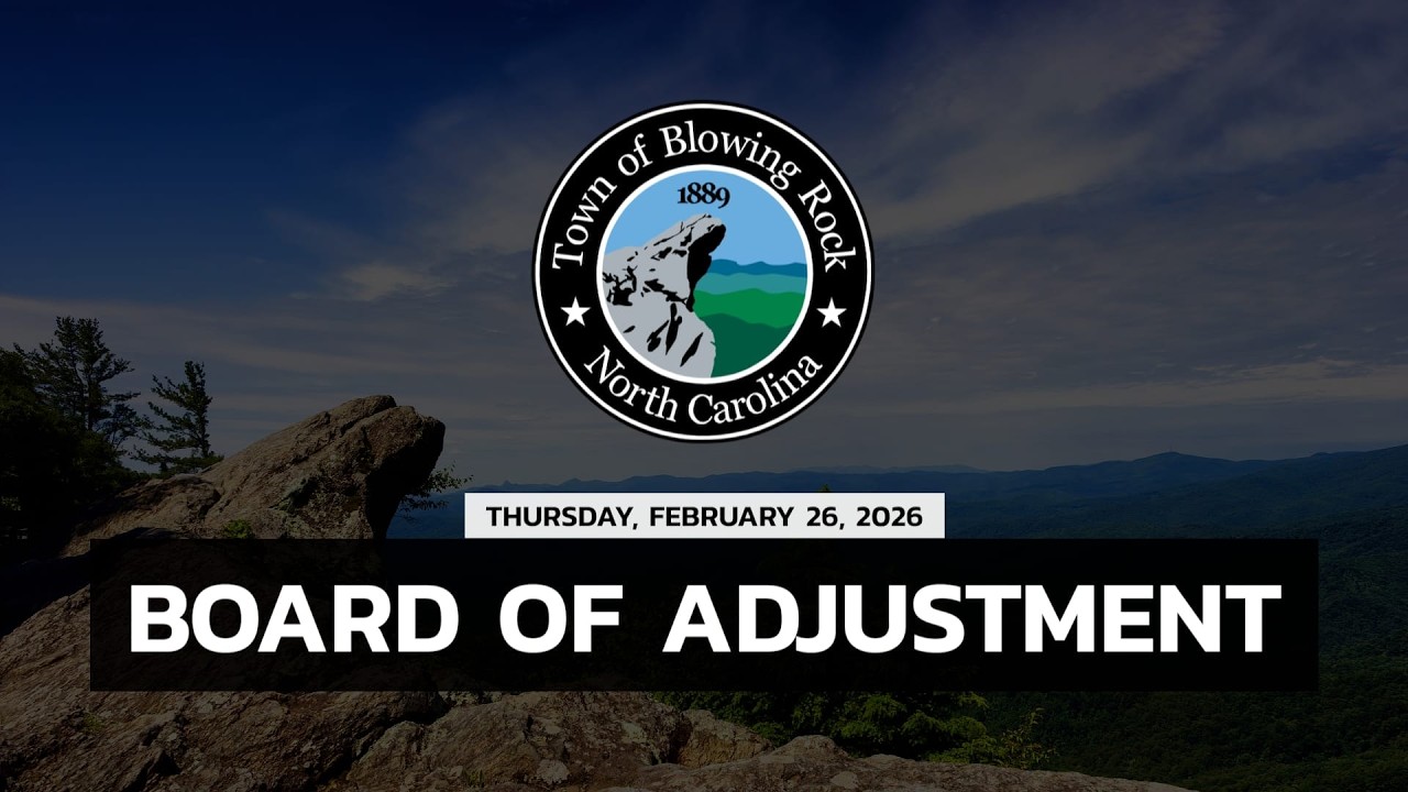 Board of Adjustment - Thursday, February 26th, 2026