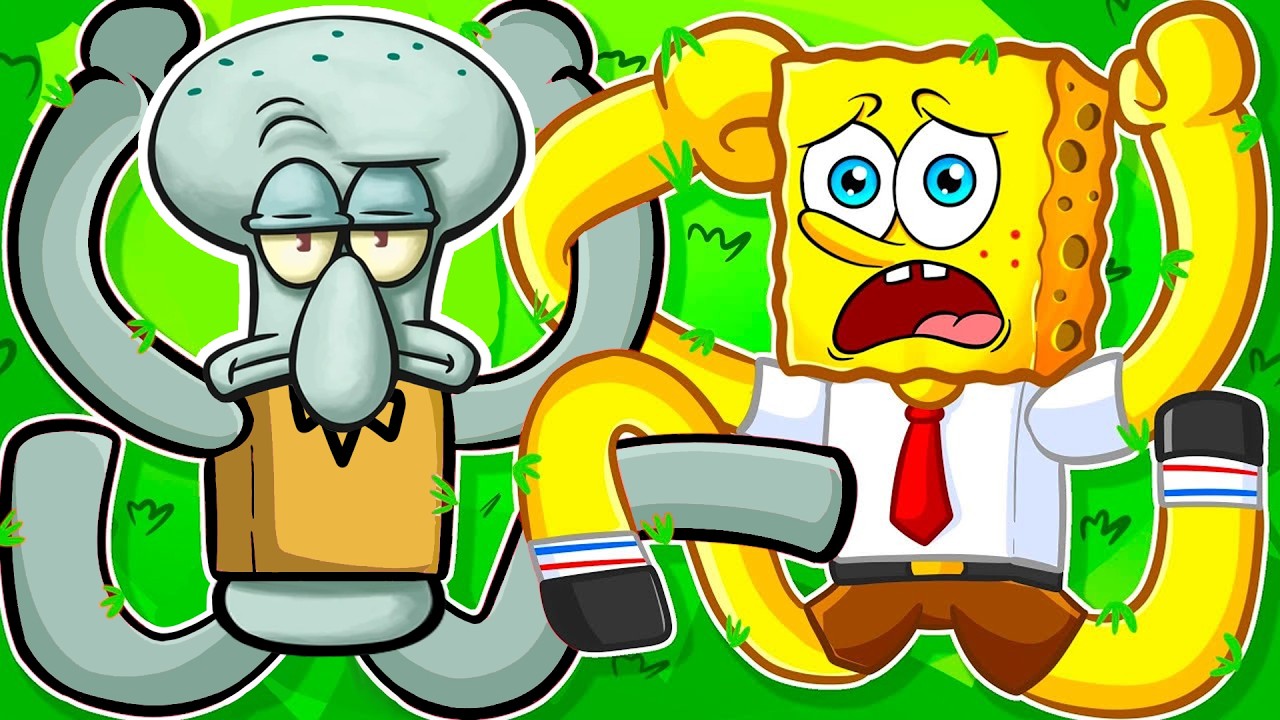 У Губки Боба и Сквидварда НЕТ КОСТЕЙ в Roblox! | Губка Боб Roblox