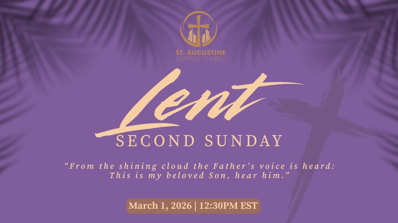 Sunday Mass Livestream | Second Sunday of Lent  (March 1, 2026)