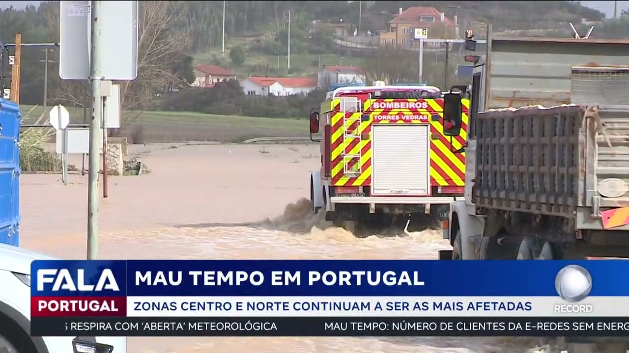 Mau tempo em Portugal