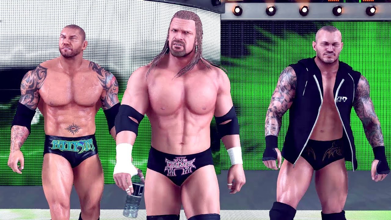 WWE 2k18 - The Shield vs Evolution (Tag Team Match) | RAW (1080p 60fps)