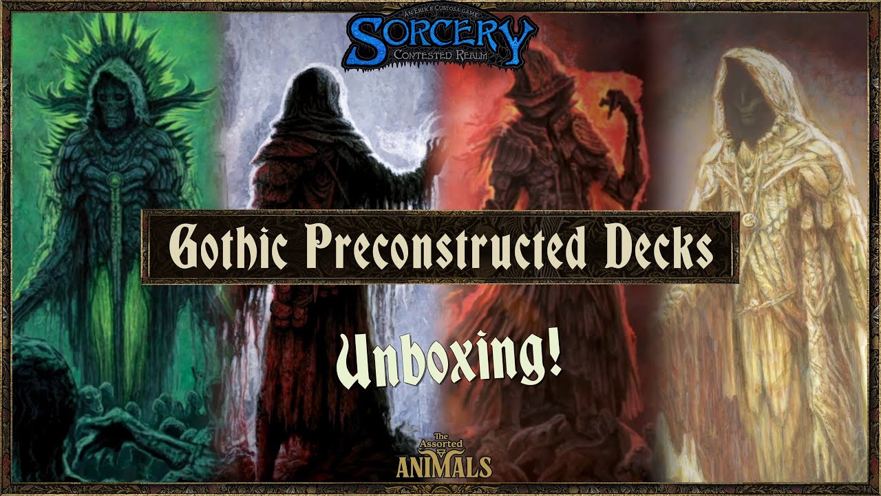 Gothic Precon Unboxing &ndash; Sorcery: Contested Realm