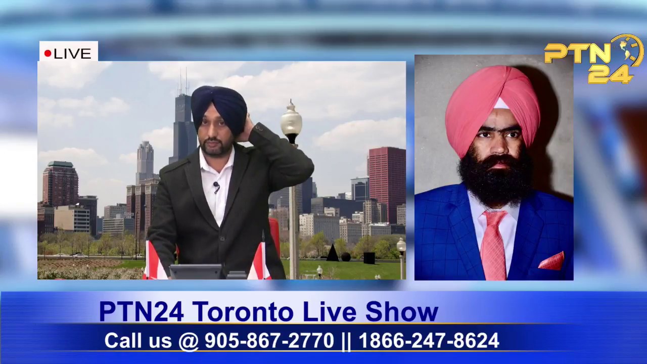 PTN24 Live Talk Show with Chamkaur Singh Machhike And Sardaar Tehber Singh Rajoana Part 1