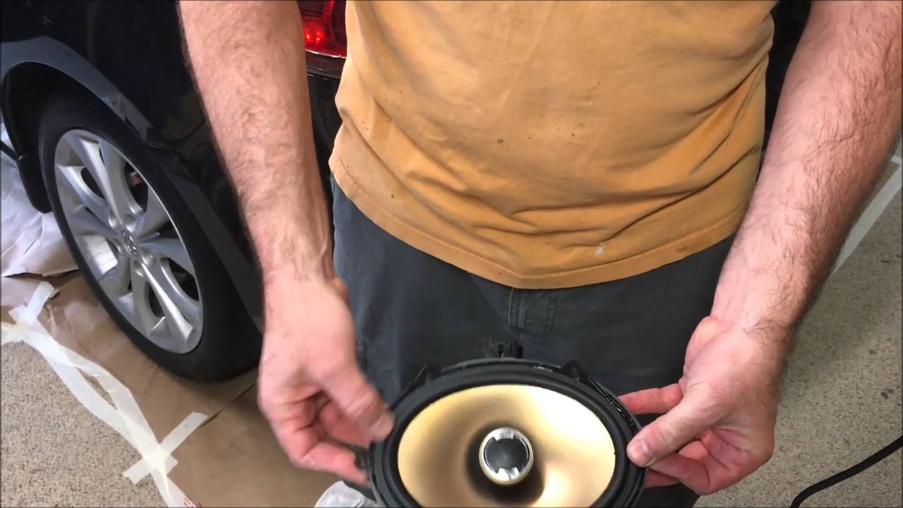 2010 Mazda 3 factory speaker replacement / upgrade