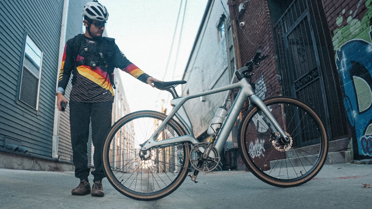 Hice Uber Eats en una bici eléctrica que ni parece eléctrica 🤯